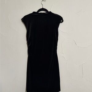 Black Velvet Mini Dress